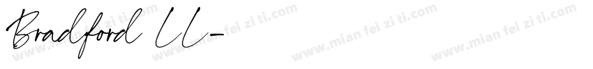 Bradford LL字体转换